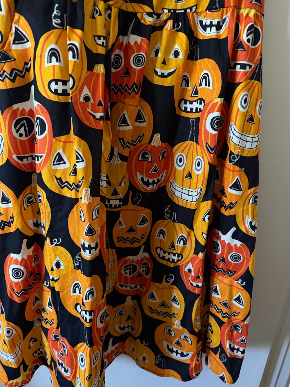 Retrolicious Halloween Jack-o-Lanterns Fit & Flare Dress NWT XL Pumpkin - Picture 5 of 7